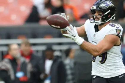 Andrews bate récord histórico de yardas recibidas con los Ravens 13 Andrews bate récord histórico de yardas recibidas con los Ravens