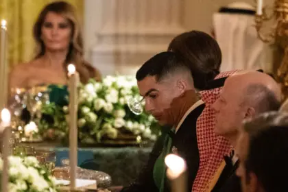 Cristiano Ronaldo asiste a cena en la Casa Blanca: Trump y el astro del fútbol