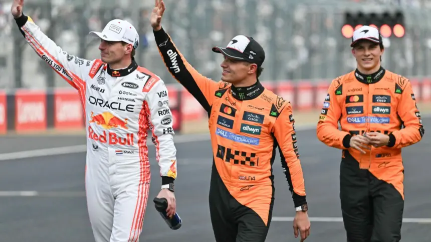 F1: Verstappen vs Norris vs Piastri, duelo por el título en las últimas carreras