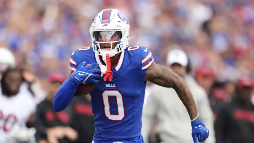 Bills: Keon Coleman, fuera de nuevo; Davis y Latu suben vs Texans