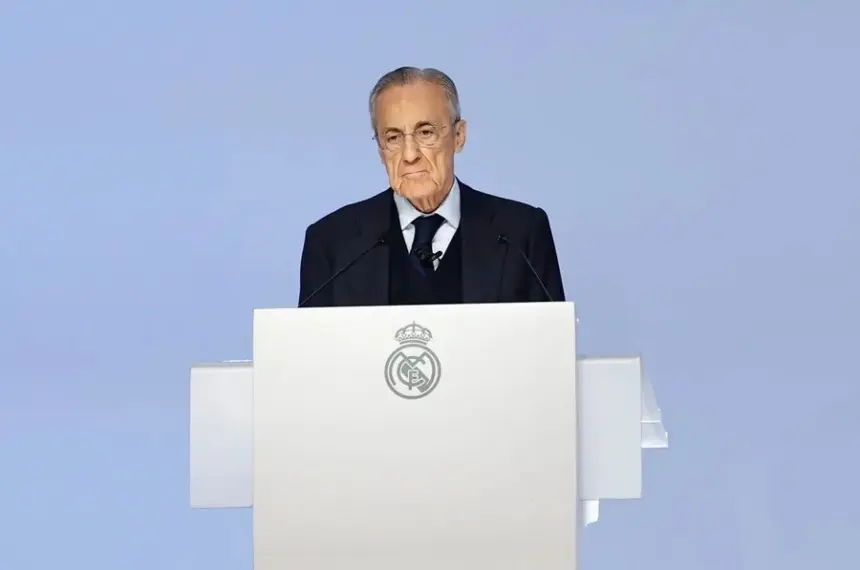 Florentino Pérez ataca a Tebas, Barça y arbitraje en asamblea del Real Madrid