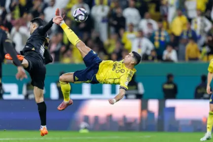 Cristiano Ronaldo Anota Golazo de Chilena con Al Nassr en la Liga Saudí