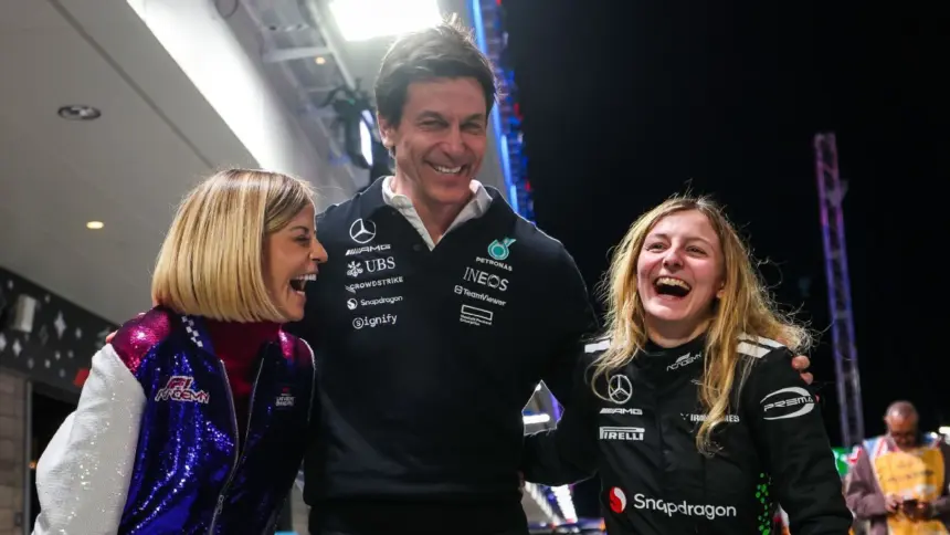 Doriane Pin de Mercedes se Corona Campeona de F1 Academy en Las Vegas