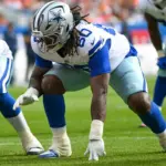 Guyton, LT de Cowboys, en duda vs Chiefs por esguince de tobillo