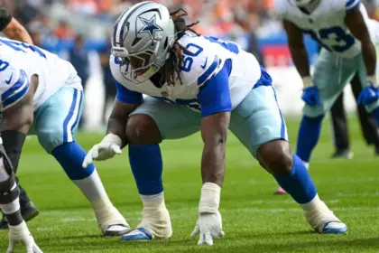 Guyton, LT de Cowboys, en duda vs Chiefs por esguince de tobillo