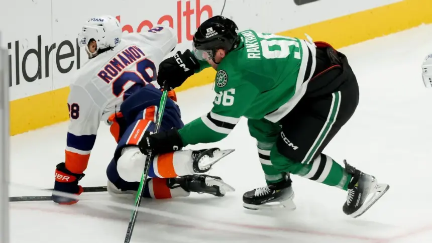 Romanov (Islanders) Fuera 6 Meses por Lesión: Cirugía Tras Choque con Rantanen