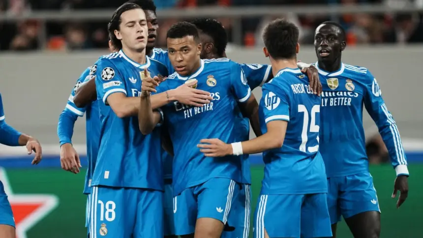 Mbappé: Hat-trick relámpago y 4 goles para victoria del Real Madrid en UCL