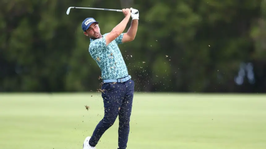 **Sebastian García lidera PGA en Brisbane, lluvia detiene el torneo** 1 **Sebastian García lidera PGA en Brisbane, lluvia detiene el torneo**