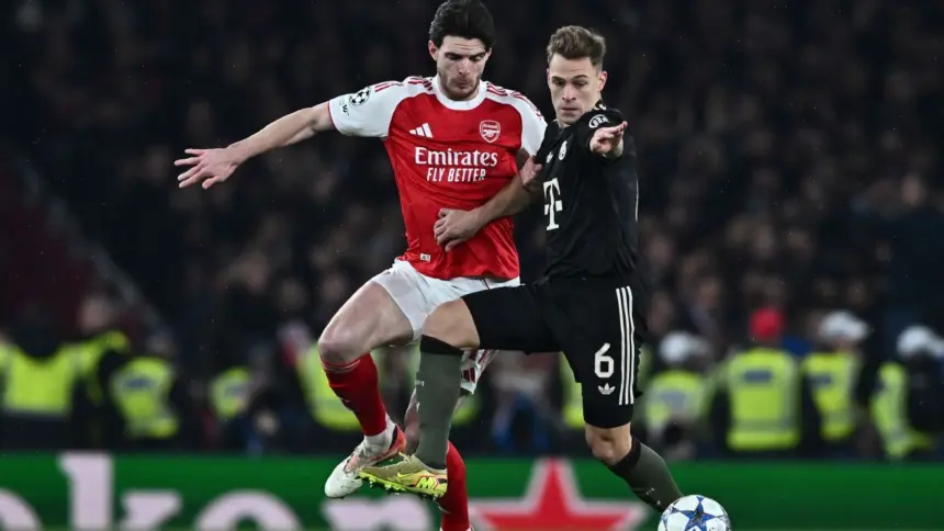 Kimmich critíca al Arsenal: "Dependen de balones largos y jugadas a balón parado"