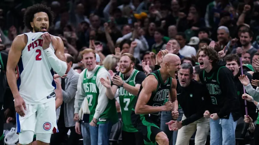 Celtics Frena Racha de 13 Victorias de Pistons en Emocionante Duelo NBA
