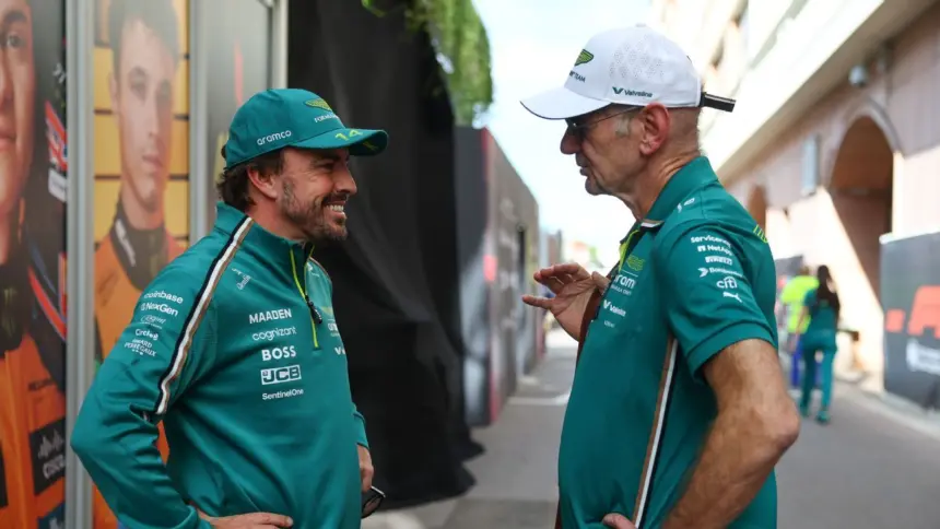 Alonso: Adrian Newey, nuevo jefe de Aston Martin, paso lógico al título F1