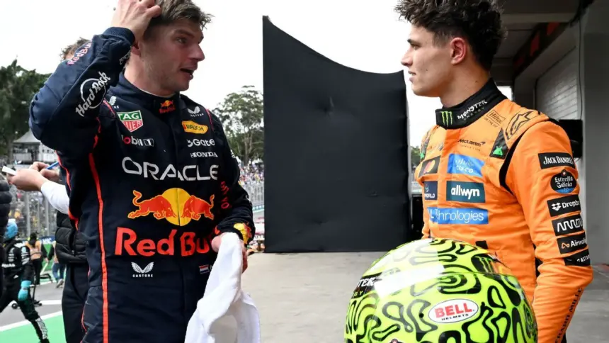 Verstappen: "Con McLaren, el título sería fácil", Norris bajo presión 1 Verstappen: "Con McLaren, el título sería fácil", Norris bajo presión