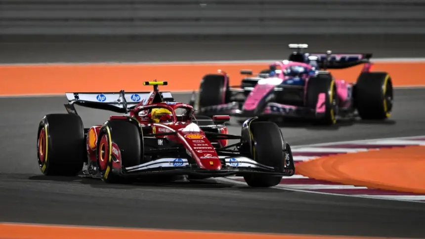 Gasly sorprendido por el Ferrari de Hamilton: "¡Te ves muy mal!" F1 Qatar