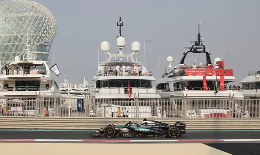 Russell lidera en Abu Dabi; Norris sólido, Alonso competitivo y Hamilton con susto