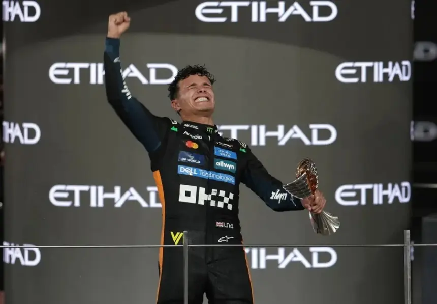 Lando Norris Campeón F1 2025 en Abu Dabi: McLaren Celebra el Título Mundial 1 Lando Norris Campeón F1 2025 en Abu Dabi: McLaren Celebra el Título Mundial