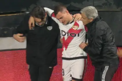 De Frutos, sin lesión grave: Rayo Vallecano respira tras susto en el Betis