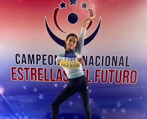 Coral Caamaño: Joven gimnasta conquista el oro nacional con cinco preseas 1 Coral Caamaño: Joven gimnasta conquista el oro nacional con cinco preseas