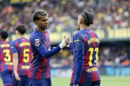 Barcelona Cierra el Año con Victoria Ante Villarreal: Raphinha y Yamal Goleadores