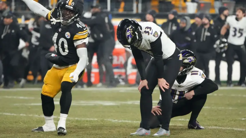 Ravens: Tyler Loop falló FG decisivo, Steelers ganan AFC Norte