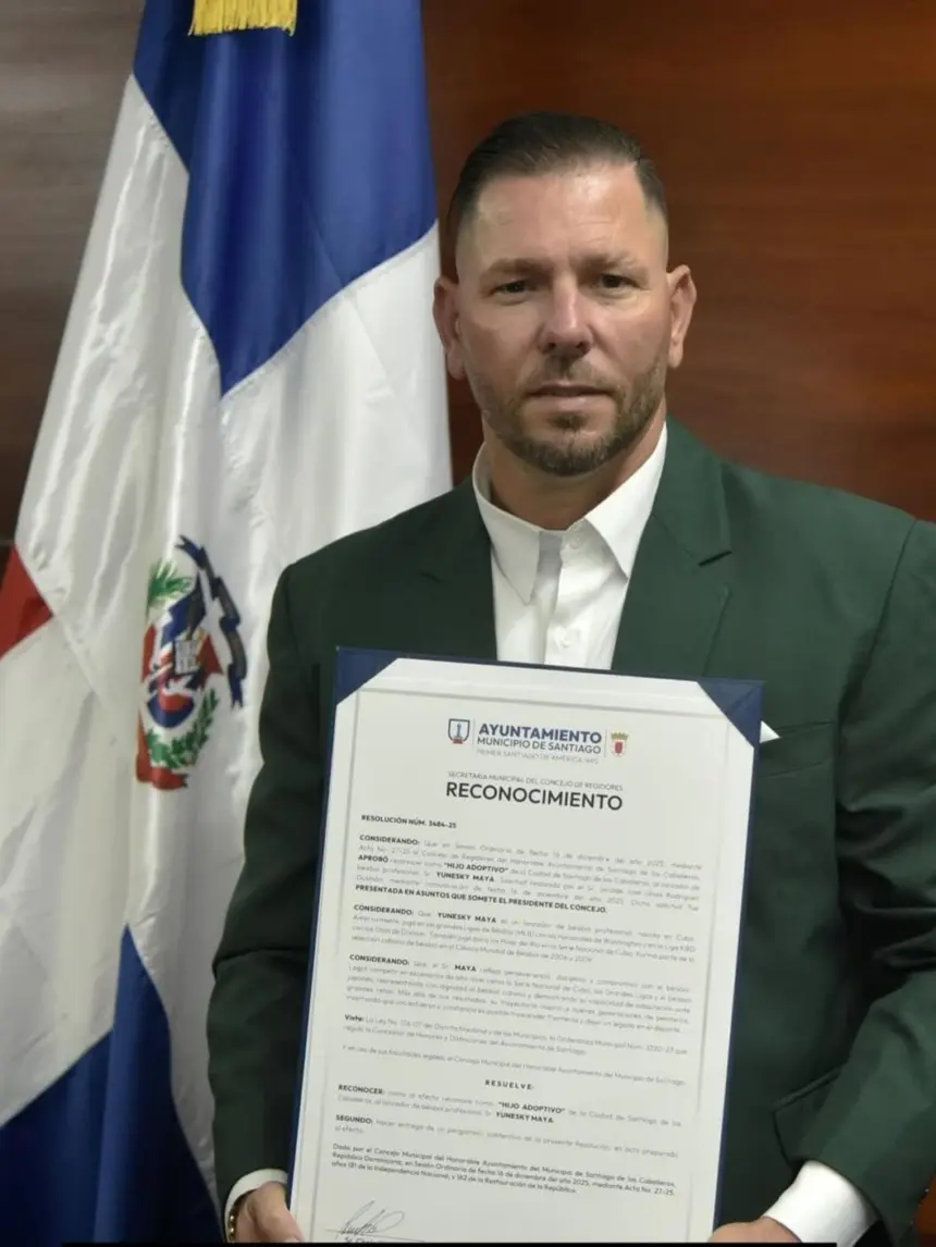 Yunesky Maya, Hijo Adoptivo de Santiago: Reconocimiento a Leyenda del Béisbol