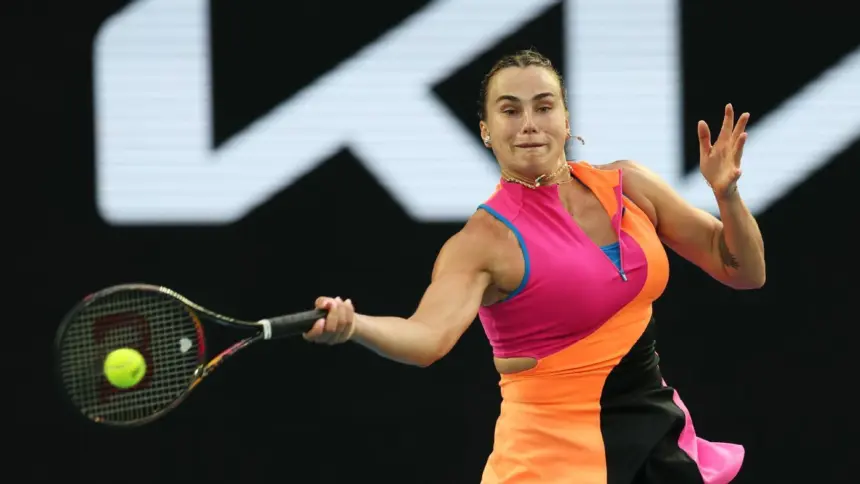 Sabalenka supera inicio complicado en el Open de Australia ante Rakotomanga