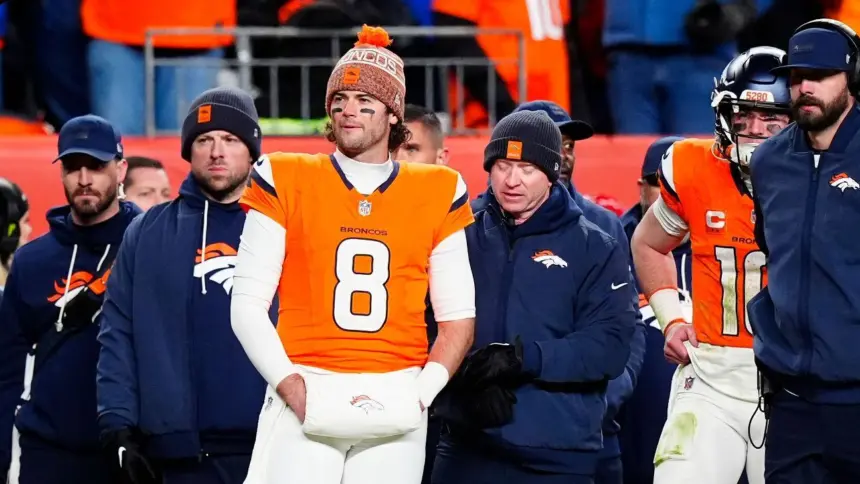 Broncos: Jarrett Stidham reemplaza a Bo Nix como titular, listo para el AFC Championship