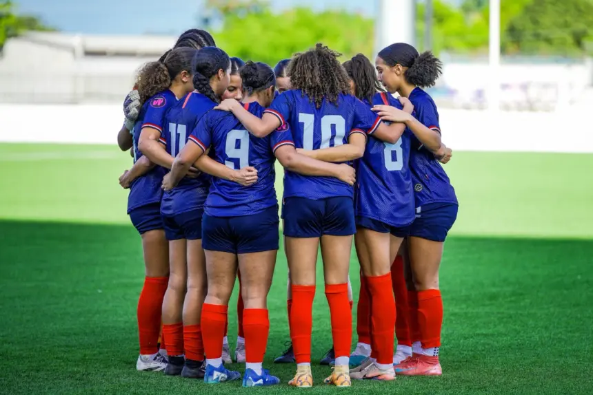 Dominicana Sub-17 Femenina golea en inicio del Clasificatorio Concacaf 2026