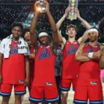 Edgecombe MVP en el Rising Stars: Lidera al Team Vince al título NBA