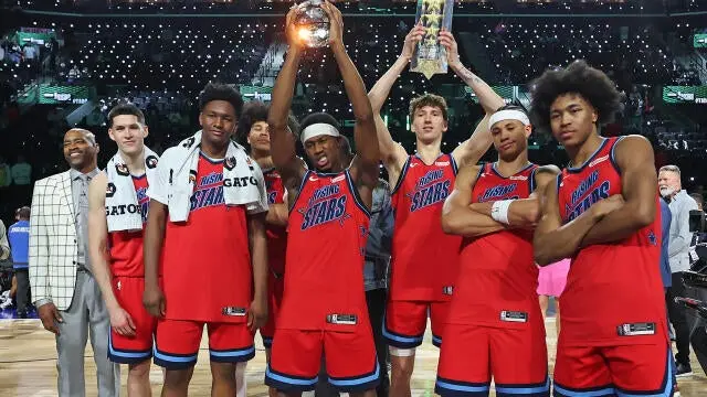 Edgecombe MVP en el Rising Stars: Lidera al Team Vince al título NBA 1 Edgecombe MVP en el Rising Stars: Lidera al Team Vince al título NBA