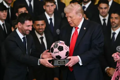 Messi y el Inter Miami celebran MLS Cup en la Casa Blanca con Trump