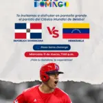 RD vs. Venezuela: Alcaldía DN Proyecta Juego en Plaza Santo Domingo