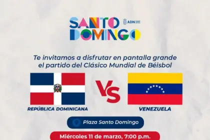 RD vs. Venezuela: Alcaldía DN Proyecta Juego en Plaza Santo Domingo