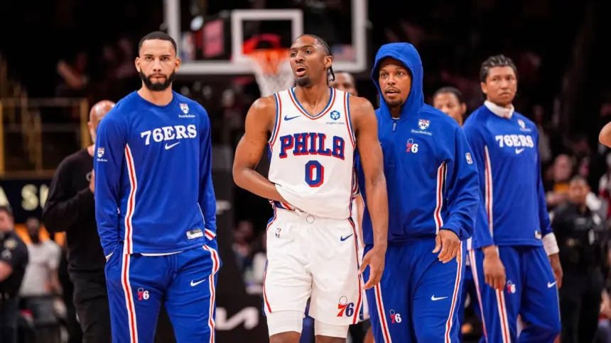 Maxey, estrella de los 76ers, baja por lesión de tendón: 3 semanas fuera