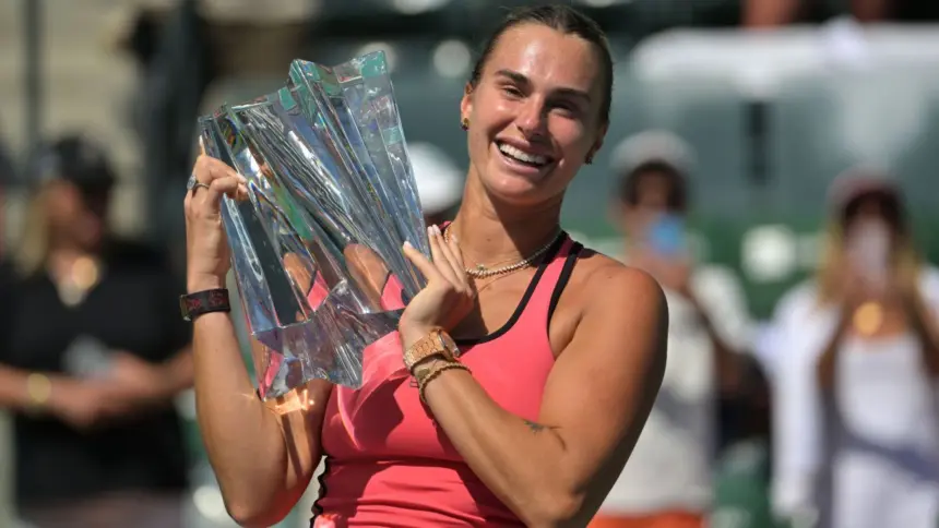 Sabalenka conquista Indian Wells tras épica batalla ante Rybakina