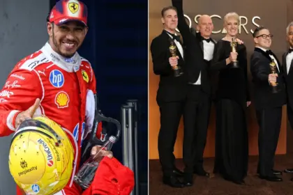 Hamilton brilla en China y "F1" gana Oscar: Éxito doble para el piloto