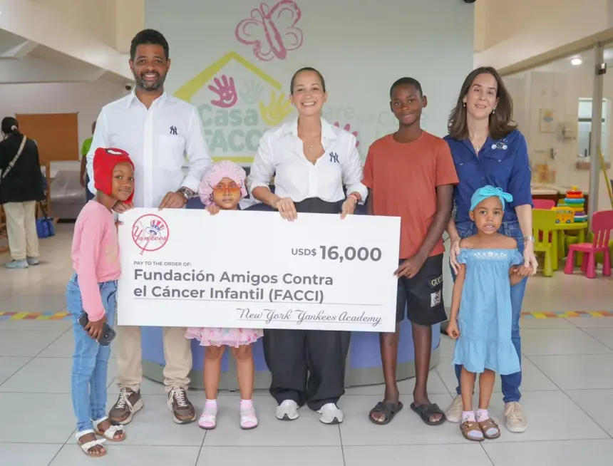 Yankees Donan a FACCI en RD: Apoyo a la Lucha Contra el Cáncer Infantil