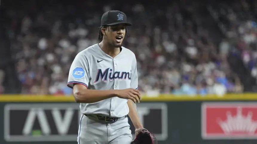 Eury Pérez: Brillante actuación truncada por lesión en la corva ante Toronto