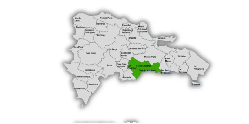 COE emite alerta verde en Santo Domingo y San Cristóbal por lluvias