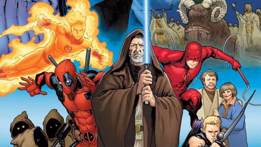 Star Wars y Marvel confirman su primer crossover oficial en los cómics