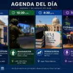 Agenda de eventos y actividades destacadas para este jueves 13 de agosto