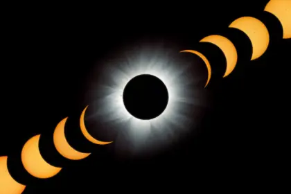 La ESA revela imágenes inéditas de la sombra lunar durante el eclipse solar