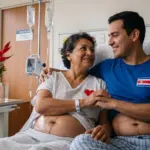 Hijo salva la vida de su madre con trasplante de hígado tras cáncer