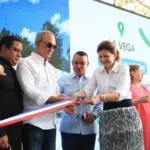Raquel Peña entrega obras de salud y techado deportivo en el Cibao