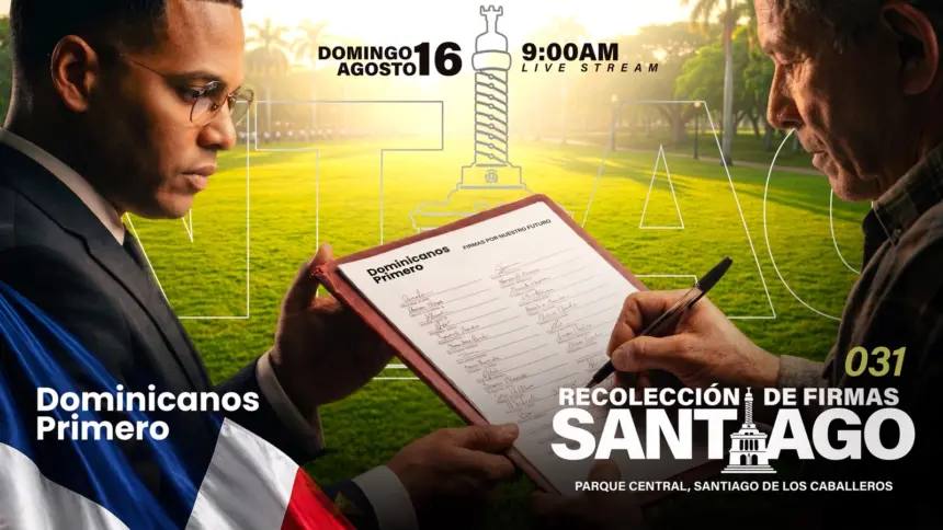 Dominicanos Primero inicia en Santiago la creación de su nuevo partido