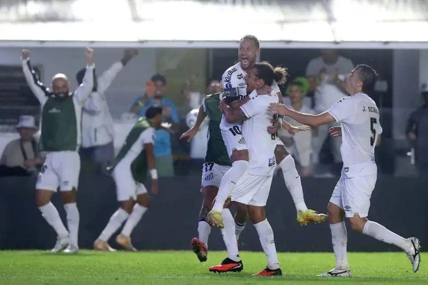 Neymar guía al Santos hacia cuartos de final de la Copa Sudamericana