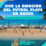 Puerto Plata será sede del Beach Soccer Cup 2026 con 150 futbolistas