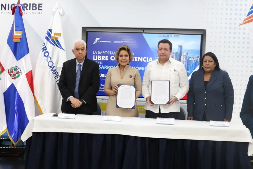 UNICARIBE y ProCompetencia firman alianza por la libre competencia en RD