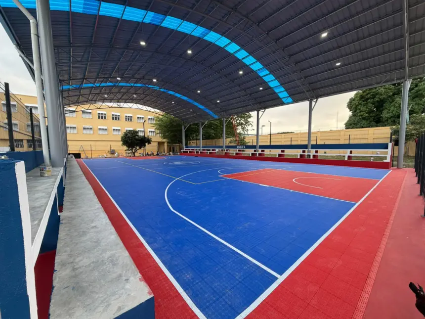 INEFI entrega techado en La Perito para impulsar deporte escolar 1 INEFI entrega techado en La Perito para impulsar deporte escolar