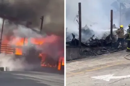 Bomberos controlan incendio en Hotel Plaza El Oasis de Haras Nacionales