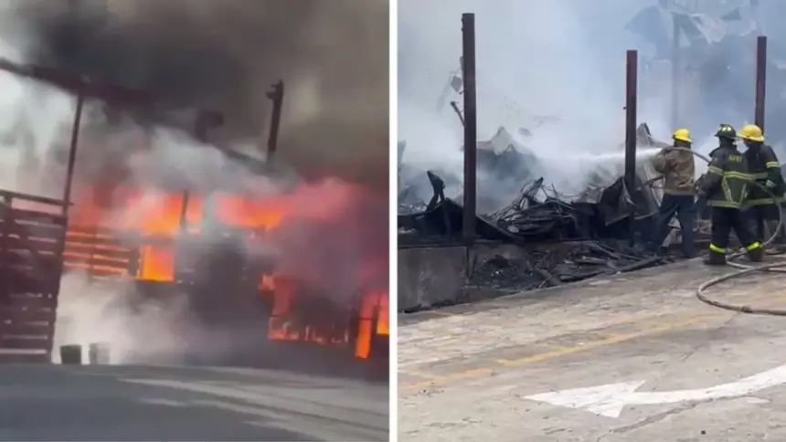 Bomberos controlan incendio en Hotel Plaza El Oasis de Haras Nacionales